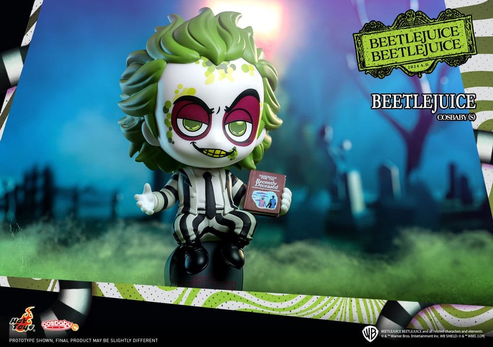 BEETLEJUICE MINIFIGURA COSBABY (S) BEETLEJUICE 13 CM - HOT TOYS - Imagen 6