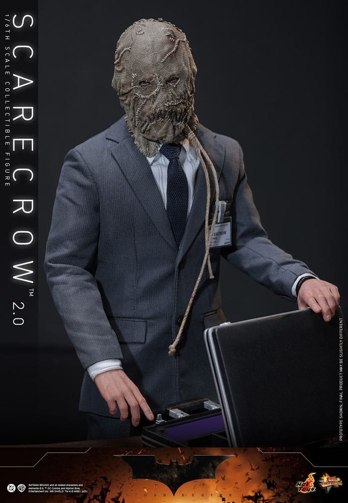 SCARECROW 2.0 - MOVIE MASTERPIECE SERIES - BATMAN BEGINS - 1/6 - 30 CM - HOT TOYS - Imagen 9