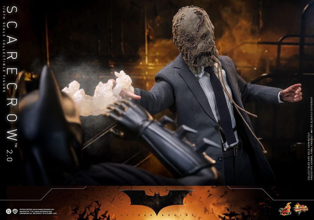 SCARECROW 2.0 - MOVIE MASTERPIECE SERIES - BATMAN BEGINS - 1/6 - 30 CM - HOT TOYS - Imagen 10