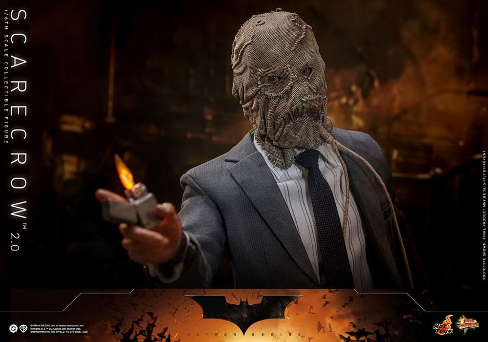 SCARECROW 2.0 - MOVIE MASTERPIECE SERIES - BATMAN BEGINS - 1/6 - 30 CM - HOT TOYS - Imagen 13