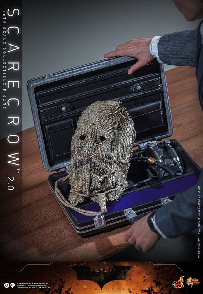 SCARECROW 2.0 - MOVIE MASTERPIECE SERIES - BATMAN BEGINS - 1/6 - 30 CM - HOT TOYS - Imagen 19