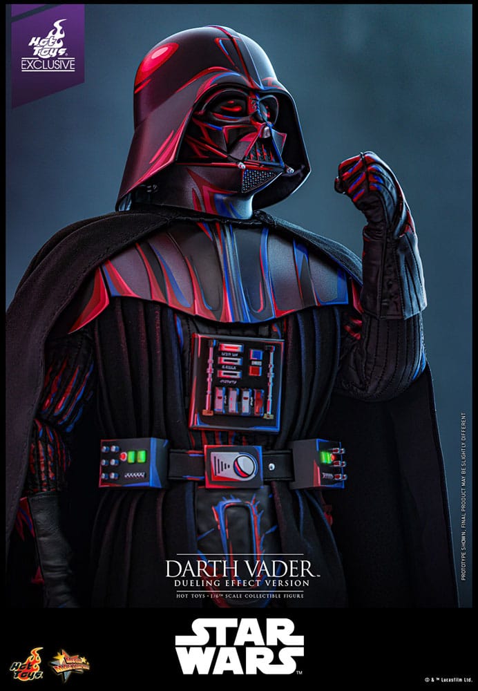 STAR WARS FIGURA MOVIE MASTERPIECE 1/6 DARTH VADER (DUELING EFFECT VERSION) HOT TOYS EXCLUSIVE 35 CM - HOT TOYS - Imagen 3