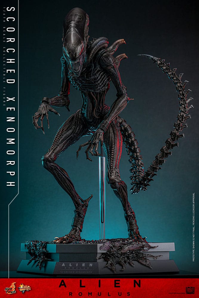 ALIEN: ROMULUS FIGURA MOVIE MASTERPIECE 1/6 SCORCHED XENOMORPH 44 CM - HOT TOYS - Imagen 10