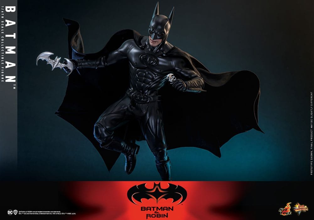 BATMAN Y ROBIN FIGURA MOVIE MASTERPIECE 1/6 BATMAN 30 CM - HOT TOYS - Imagen 3