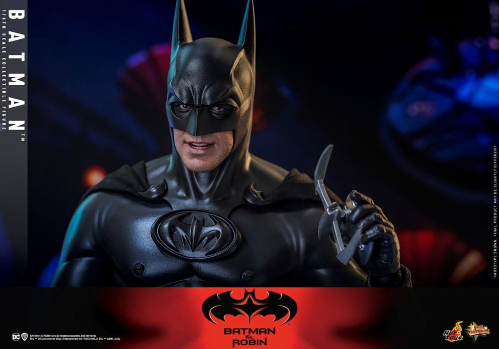 BATMAN Y ROBIN FIGURA MOVIE MASTERPIECE 1/6 BATMAN 30 CM - HOT TOYS - Imagen 4