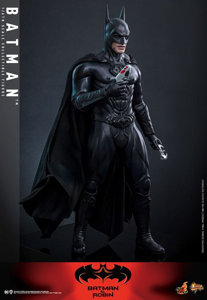 BATMAN Y ROBIN FIGURA MOVIE MASTERPIECE 1/6 BATMAN 30 CM - HOT TOYS - Imagen 5