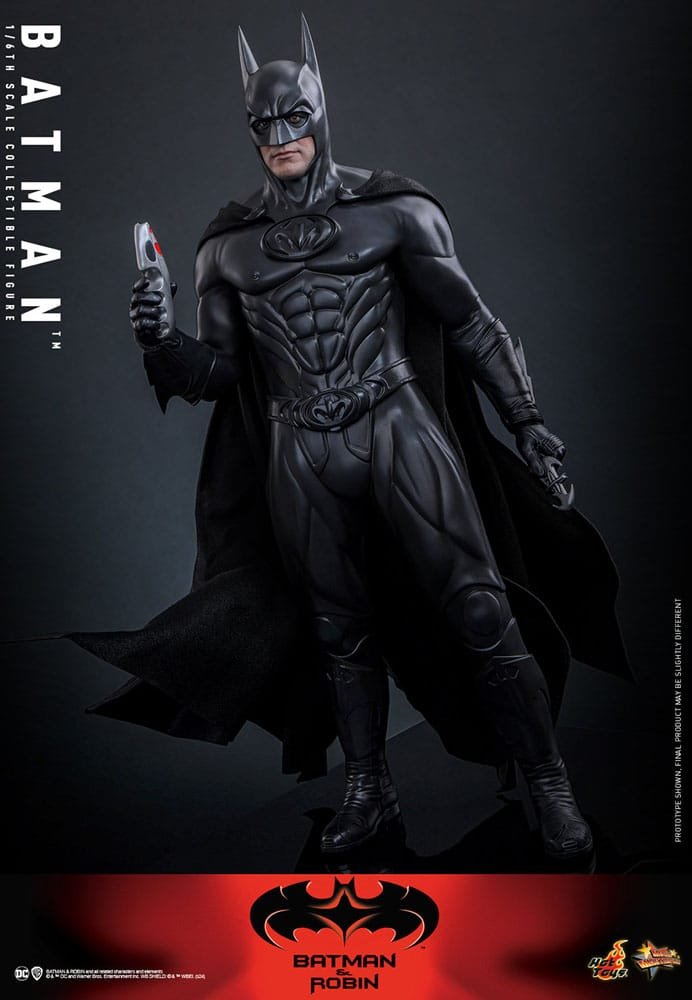BATMAN Y ROBIN FIGURA MOVIE MASTERPIECE 1/6 BATMAN 30 CM - HOT TOYS - Imagen 6