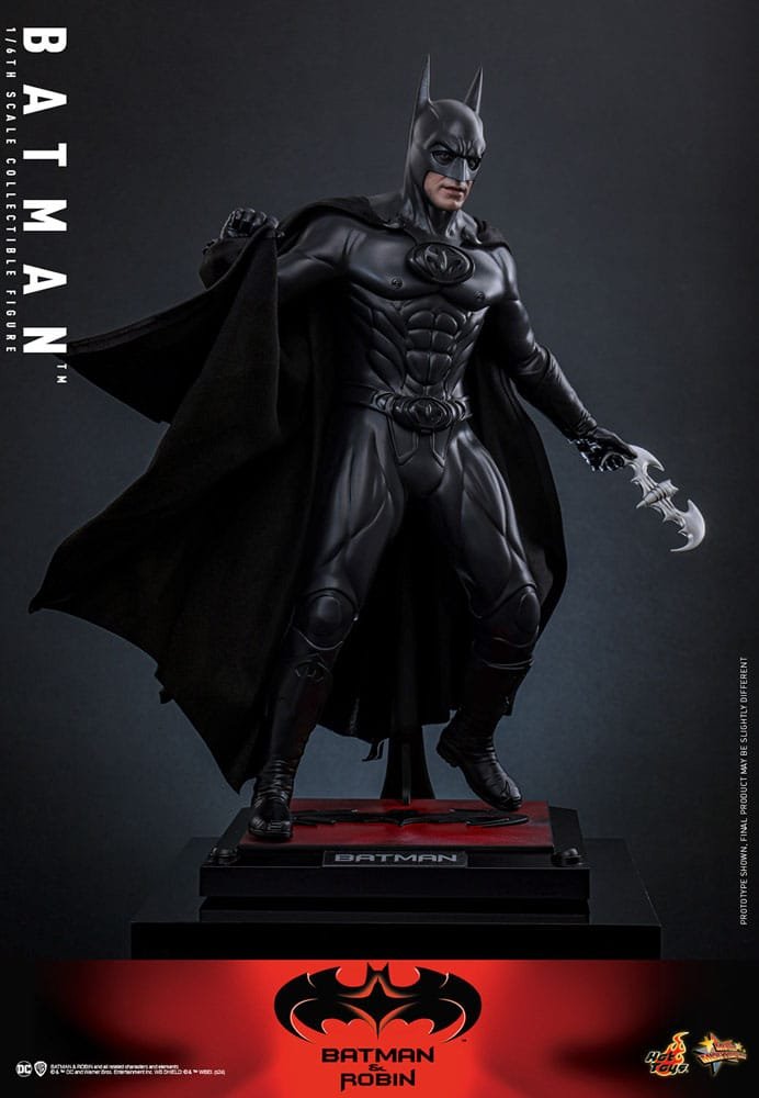 BATMAN Y ROBIN FIGURA MOVIE MASTERPIECE 1/6 BATMAN 30 CM - HOT TOYS - Imagen 7