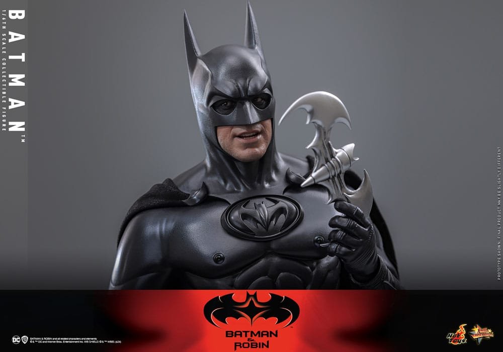 BATMAN Y ROBIN FIGURA MOVIE MASTERPIECE 1/6 BATMAN 30 CM - HOT TOYS - Imagen 9