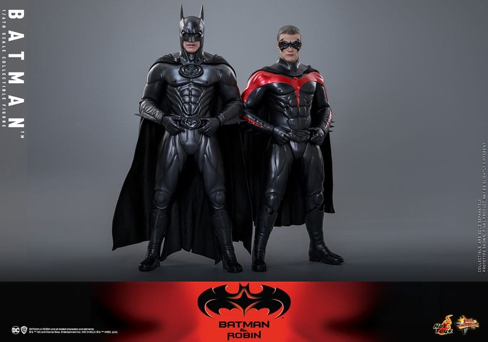 BATMAN Y ROBIN FIGURA MOVIE MASTERPIECE 1/6 BATMAN 30 CM - HOT TOYS - Imagen 11