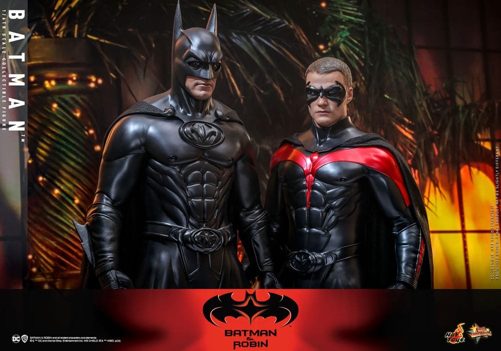 BATMAN Y ROBIN FIGURA MOVIE MASTERPIECE 1/6 BATMAN 30 CM - HOT TOYS - Imagen 12