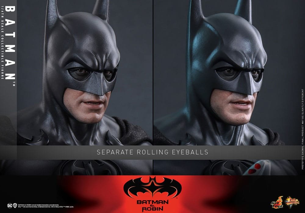 BATMAN Y ROBIN FIGURA MOVIE MASTERPIECE 1/6 BATMAN 30 CM - HOT TOYS - Imagen 15