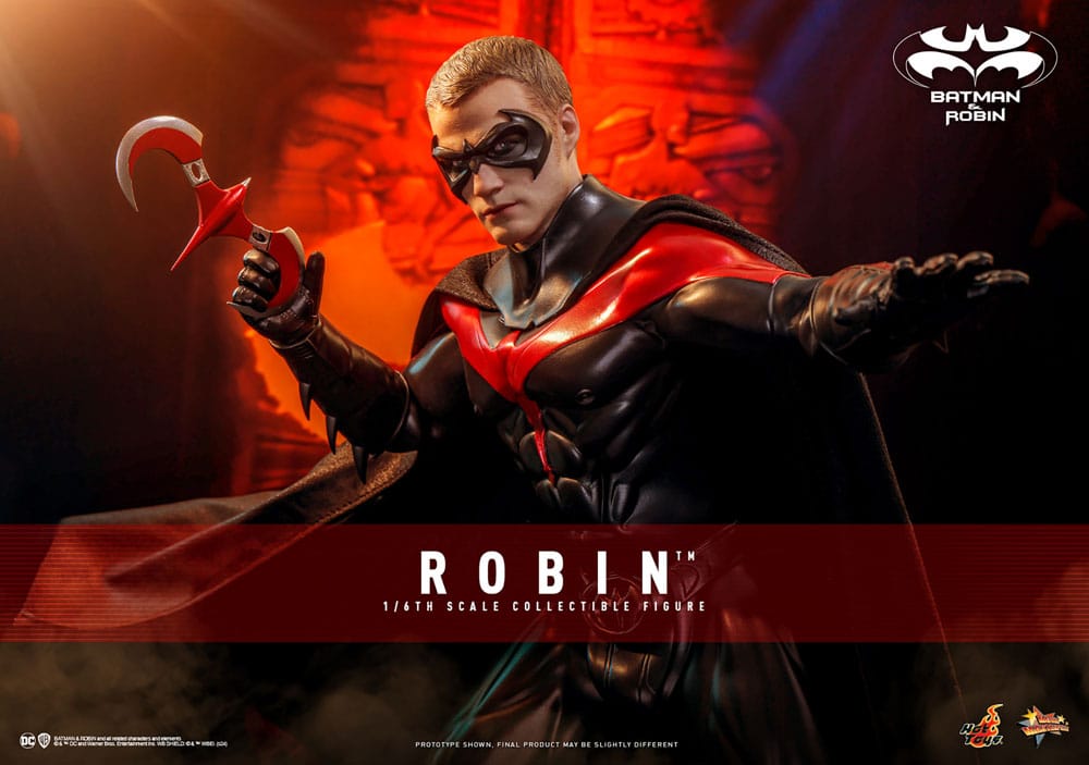 BATMAN Y ROBIN FIGURA MOVIE MASTERPIECE 1/6 ROBIN 30 CM - HOT TOYS - Imagen 2