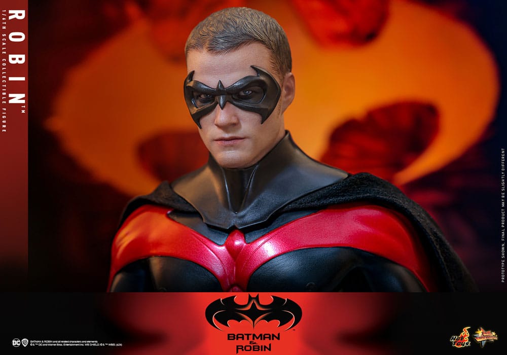 BATMAN Y ROBIN FIGURA MOVIE MASTERPIECE 1/6 ROBIN 30 CM - HOT TOYS - Imagen 5