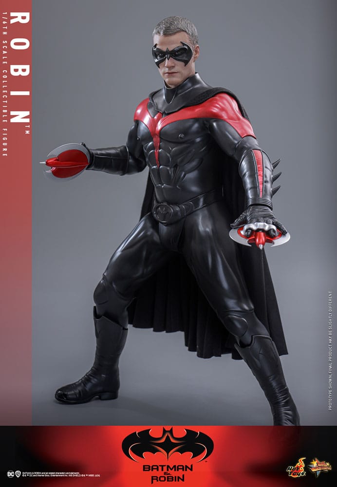 BATMAN Y ROBIN FIGURA MOVIE MASTERPIECE 1/6 ROBIN 30 CM - HOT TOYS - Imagen 8