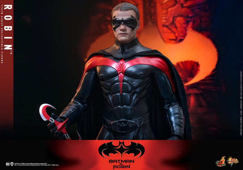 BATMAN Y ROBIN FIGURA MOVIE MASTERPIECE 1/6 ROBIN 30 CM - HOT TOYS - Imagen 11
