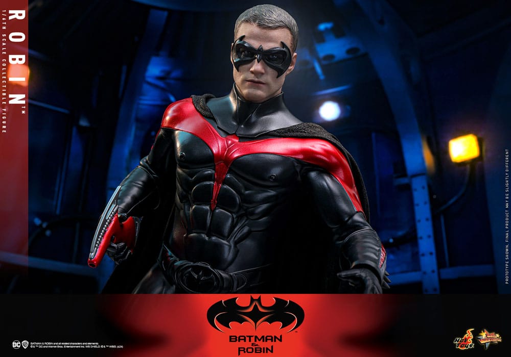 BATMAN Y ROBIN FIGURA MOVIE MASTERPIECE 1/6 ROBIN 30 CM - HOT TOYS - Imagen 12