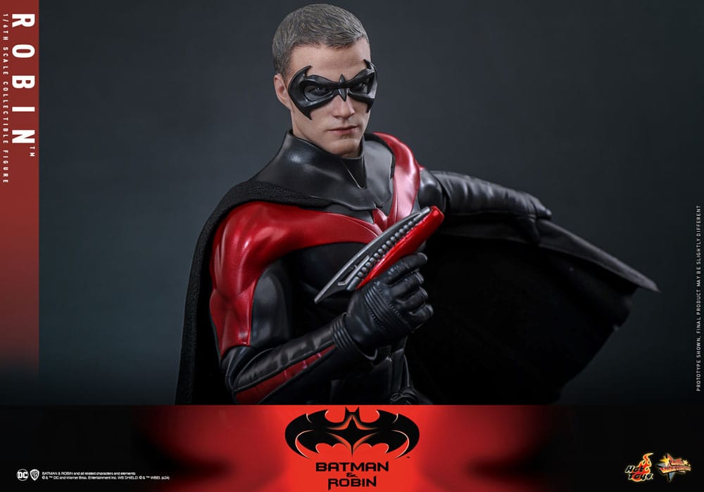 BATMAN Y ROBIN FIGURA MOVIE MASTERPIECE 1/6 ROBIN 30 CM - HOT TOYS - Imagen 13