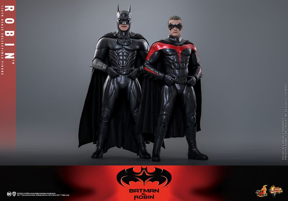 BATMAN Y ROBIN FIGURA MOVIE MASTERPIECE 1/6 ROBIN 30 CM - HOT TOYS - Imagen 16