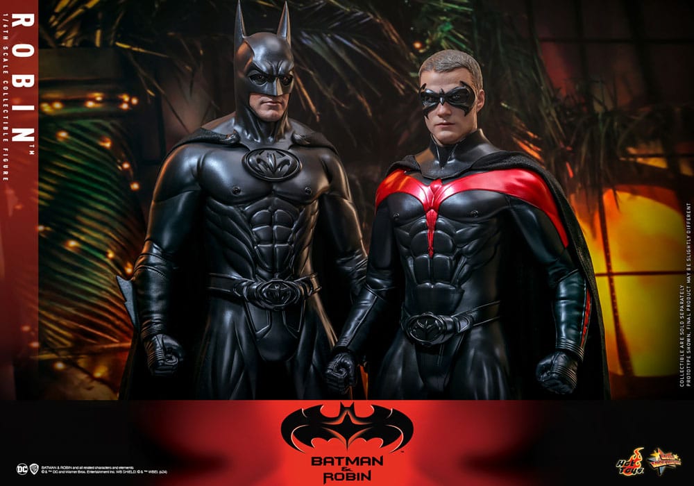 BATMAN Y ROBIN FIGURA MOVIE MASTERPIECE 1/6 ROBIN 30 CM - HOT TOYS - Imagen 17