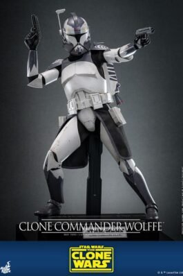 THE CLONE WARS CLONE COMMANDER WOLFFE – STAR WARS – FIGURA 1/6 – HOT TOYS