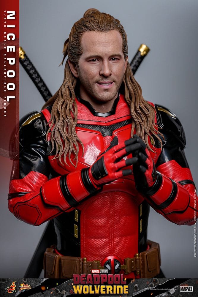 DEADPOOL & WOLVERINE MOVIE MASTERPIECE FIGURA 1/6 NICEPOOL 30 CM - HOT TOYS - Imagen 4