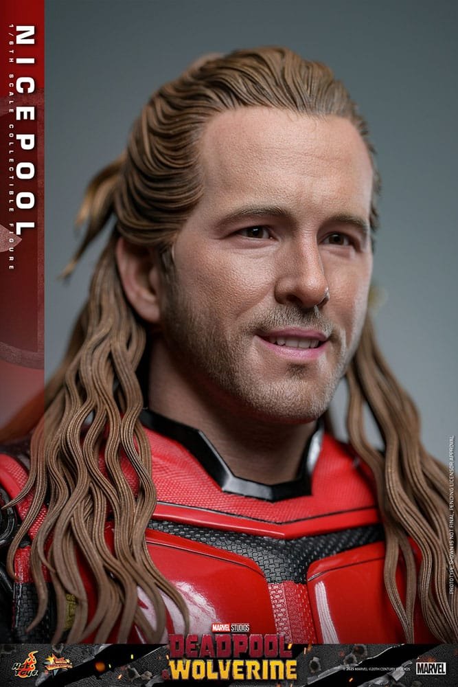 DEADPOOL & WOLVERINE MOVIE MASTERPIECE FIGURA 1/6 NICEPOOL 30 CM - HOT TOYS - Imagen 5