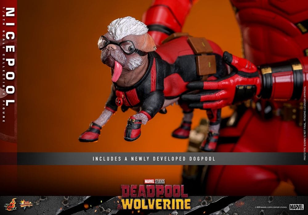 DEADPOOL & WOLVERINE MOVIE MASTERPIECE FIGURA 1/6 NICEPOOL 30 CM - HOT TOYS - Imagen 20