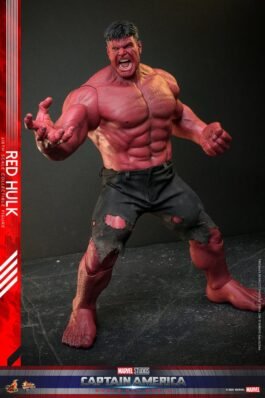 CAPTAIN AMERICA: BRAVE NEW WORLD FIGURA MOVIE MASTERPIECE 1/6 RED HULK 47 CM – HOT TOYS