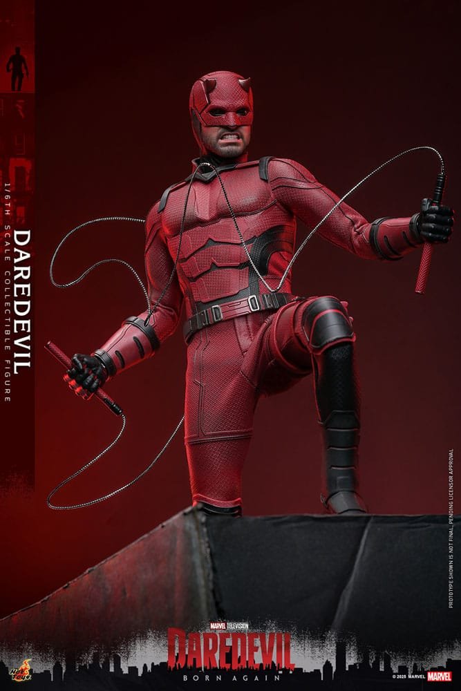 DAREDEVIL: BORN AGAIN FIGURA 1/6 DAREDEVIL 30 CM - HOT TOYS - Imagen 11