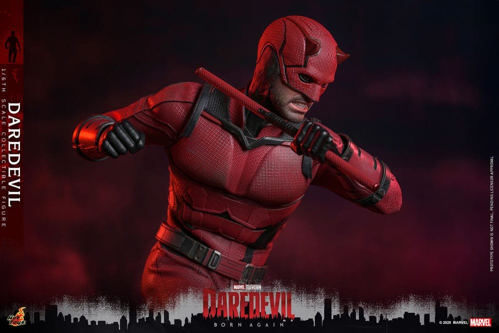 DAREDEVIL: BORN AGAIN FIGURA 1/6 DAREDEVIL 30 CM - HOT TOYS - Imagen 14