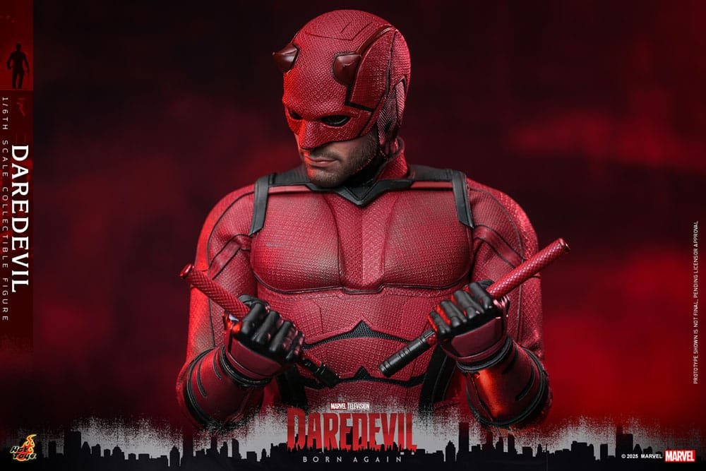 DAREDEVIL: BORN AGAIN FIGURA 1/6 DAREDEVIL 30 CM - HOT TOYS - Imagen 15
