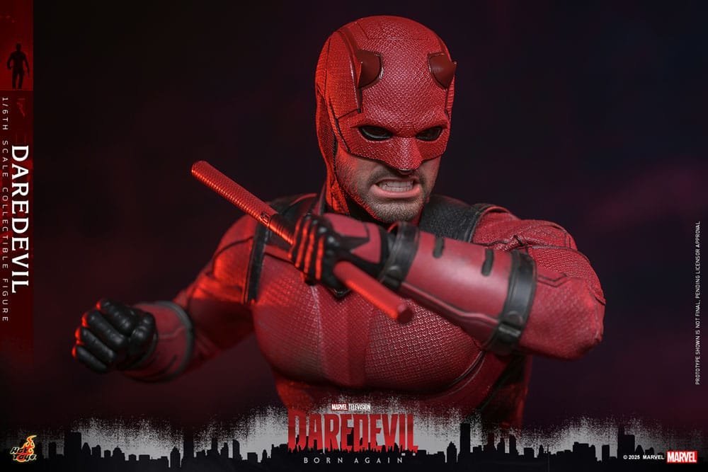 DAREDEVIL: BORN AGAIN FIGURA 1/6 DAREDEVIL 30 CM - HOT TOYS - Imagen 16