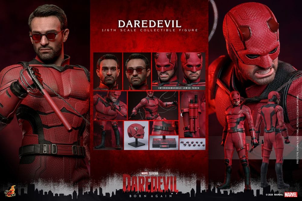 DAREDEVIL: BORN AGAIN FIGURA 1/6 DAREDEVIL 30 CM - HOT TOYS - Imagen 21