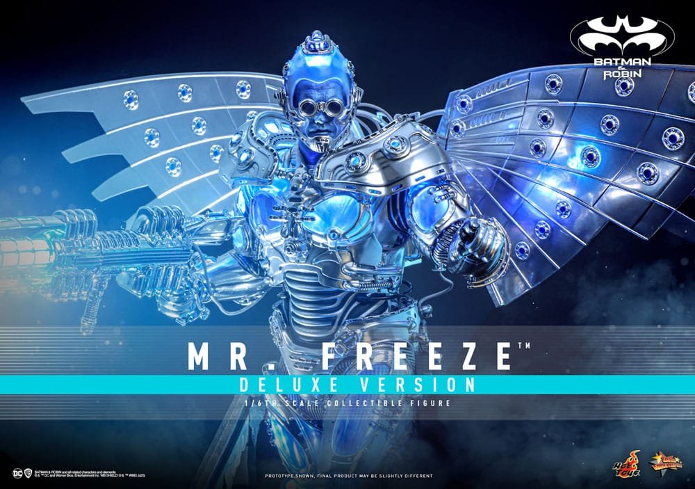 BATMAN Y ROBIN FIGURA MOVIE MASTERPIECE 1/6 MR. FREEZE DELUXE VERSION 33 CM - HOT TOYS - Imagen 3