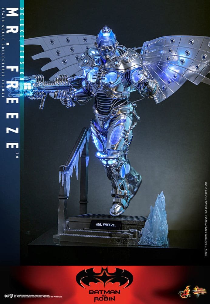 BATMAN Y ROBIN FIGURA MOVIE MASTERPIECE 1/6 MR. FREEZE DELUXE VERSION 33 CM - HOT TOYS