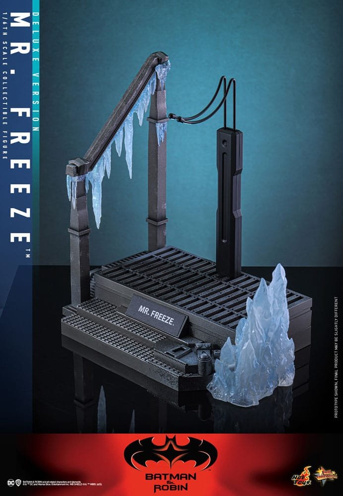 BATMAN Y ROBIN FIGURA MOVIE MASTERPIECE 1/6 MR. FREEZE DELUXE VERSION 33 CM - HOT TOYS - Imagen 5