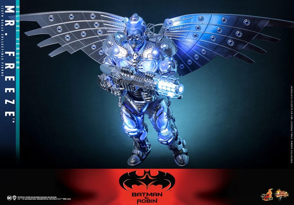 BATMAN Y ROBIN FIGURA MOVIE MASTERPIECE 1/6 MR. FREEZE DELUXE VERSION 33 CM - HOT TOYS - Imagen 6