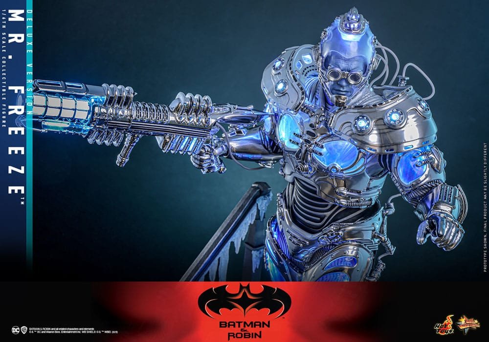 BATMAN Y ROBIN FIGURA MOVIE MASTERPIECE 1/6 MR. FREEZE DELUXE VERSION 33 CM - HOT TOYS - Imagen 7