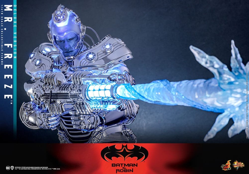 BATMAN Y ROBIN FIGURA MOVIE MASTERPIECE 1/6 MR. FREEZE DELUXE VERSION 33 CM - HOT TOYS - Imagen 8