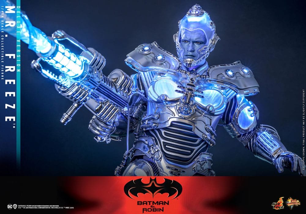 BATMAN Y ROBIN FIGURA MOVIE MASTERPIECE 1/6 MR. FREEZE DELUXE VERSION 33 CM - HOT TOYS - Imagen 9