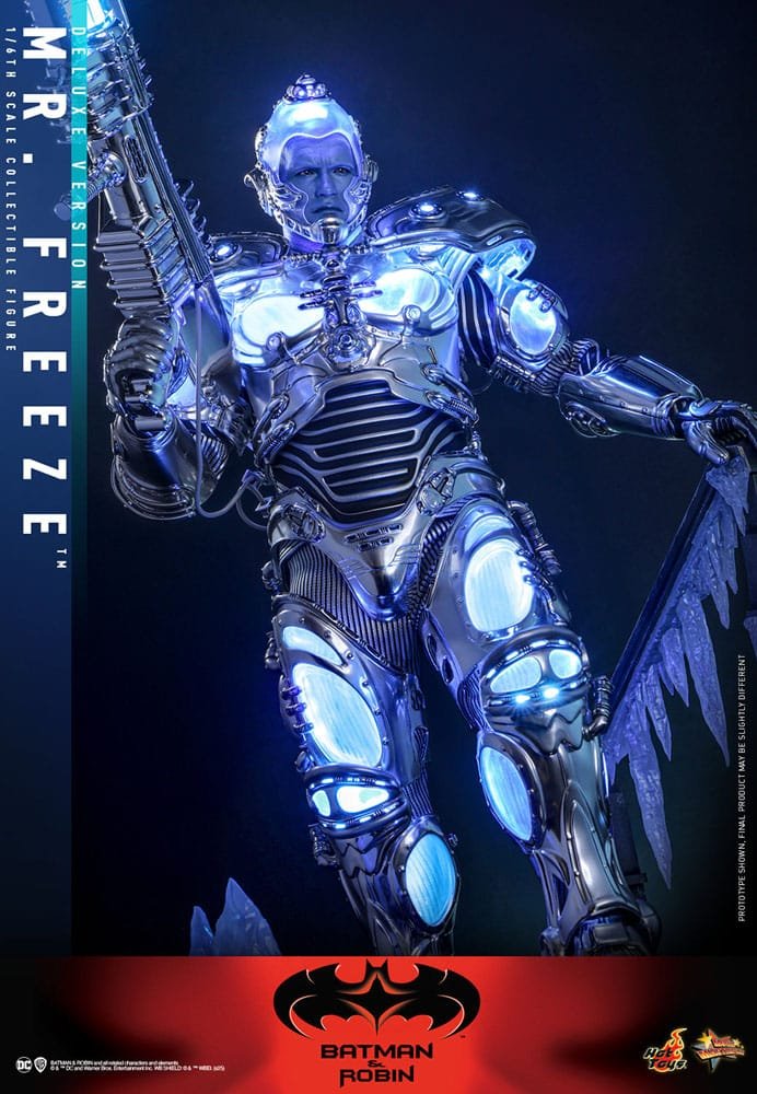 BATMAN Y ROBIN FIGURA MOVIE MASTERPIECE 1/6 MR. FREEZE DELUXE VERSION 33 CM - HOT TOYS - Imagen 10