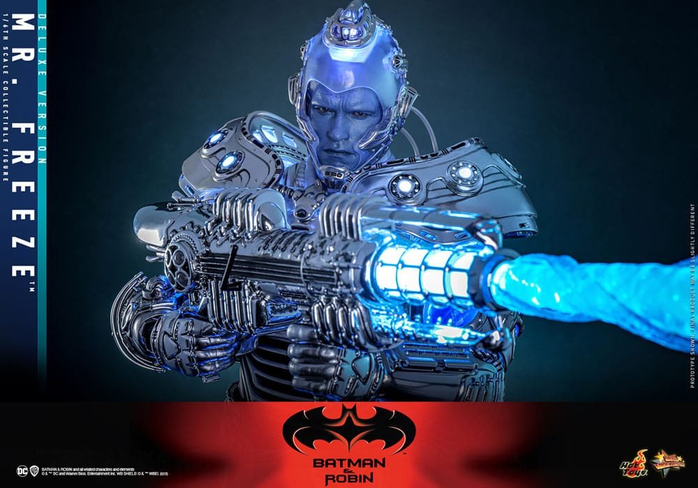 BATMAN Y ROBIN FIGURA MOVIE MASTERPIECE 1/6 MR. FREEZE DELUXE VERSION 33 CM - HOT TOYS - Imagen 11