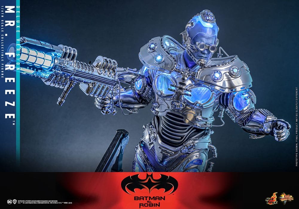 BATMAN Y ROBIN FIGURA MOVIE MASTERPIECE 1/6 MR. FREEZE DELUXE VERSION 33 CM - HOT TOYS - Imagen 12
