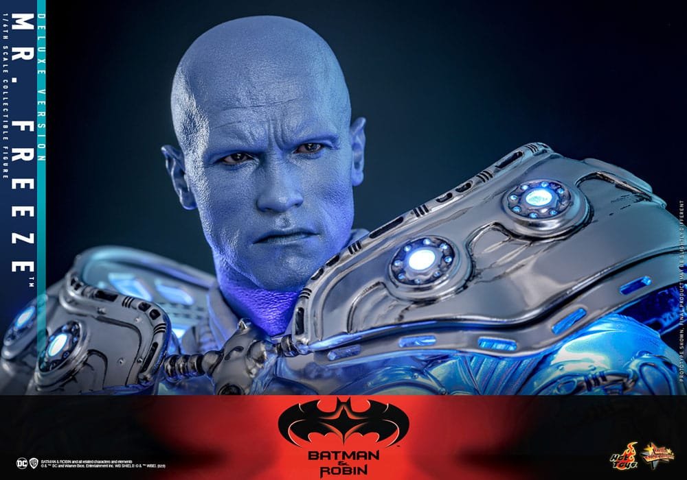 BATMAN Y ROBIN FIGURA MOVIE MASTERPIECE 1/6 MR. FREEZE DELUXE VERSION 33 CM - HOT TOYS - Imagen 13