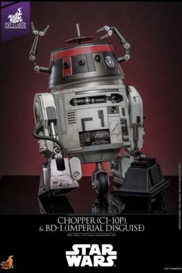 STAR WARS FIGURA SET 1/6 CHOPPER (C1-10P™) & BD-1™ (IMPERIAL DISGUISE) 18 CM & 8 CM – HOT TOYS