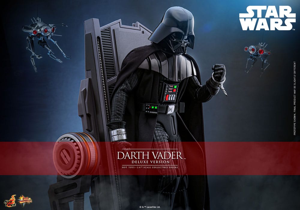 STAR WARS: EPISODIO III - LA VENGANZA DE LOS SITH FIGURA MOVIE MASTERPIECE 1/6 DARTH VADER (DELUXE VERSION) 35 CM - HOT TOYS - Imagen 2