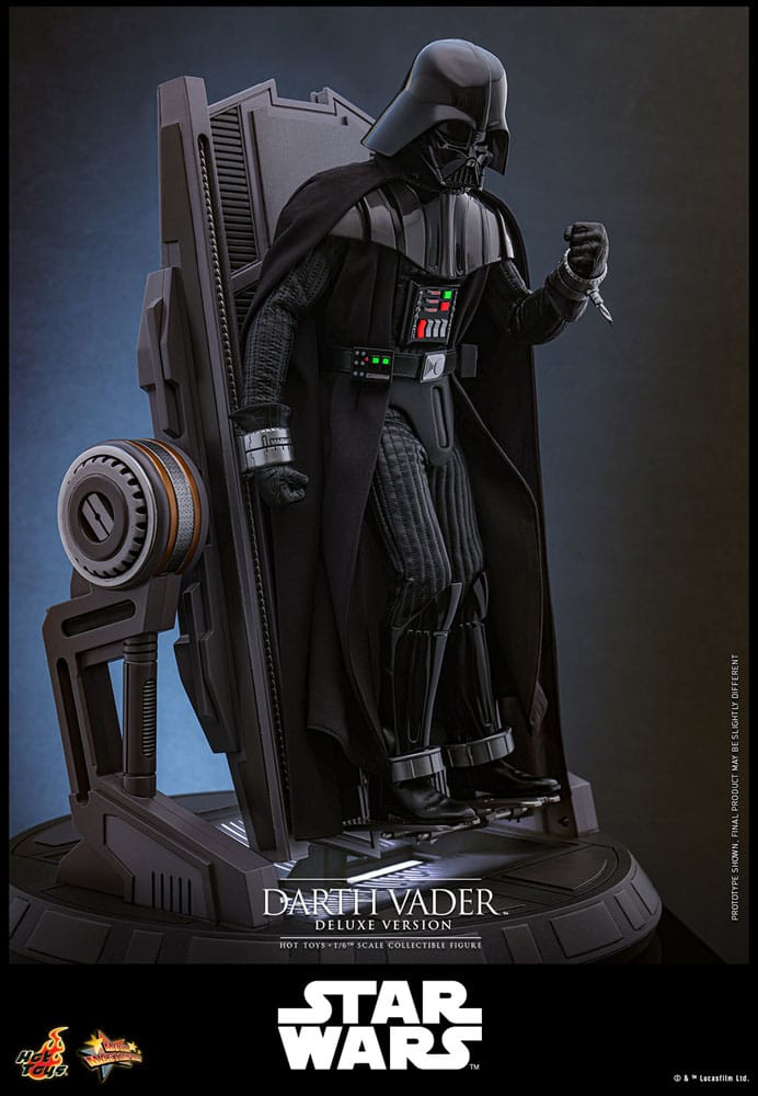 STAR WARS: EPISODIO III - LA VENGANZA DE LOS SITH FIGURA MOVIE MASTERPIECE 1/6 DARTH VADER (DELUXE VERSION) 35 CM - HOT TOYS - Imagen 4