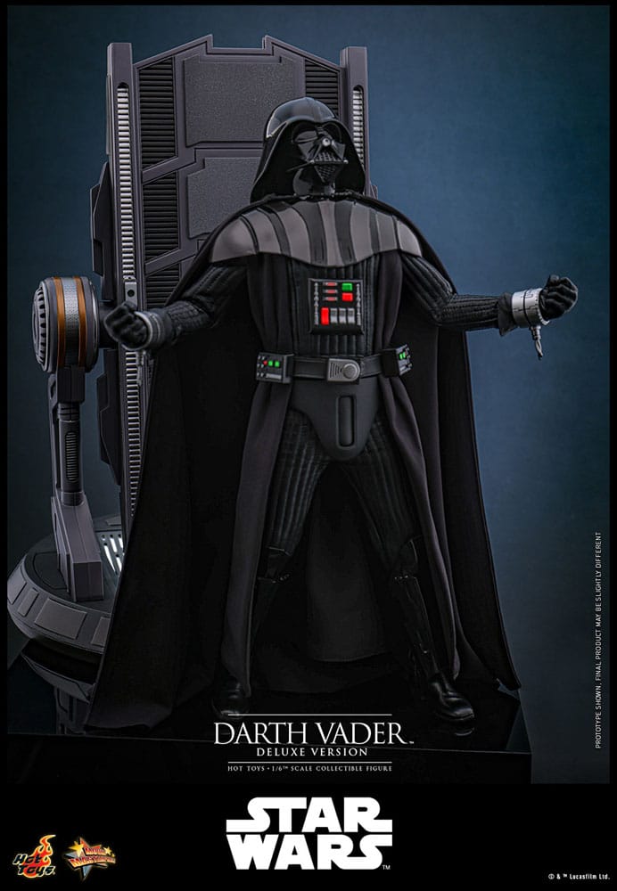 STAR WARS: EPISODIO III - LA VENGANZA DE LOS SITH FIGURA MOVIE MASTERPIECE 1/6 DARTH VADER (DELUXE VERSION) 35 CM - HOT TOYS - Imagen 5