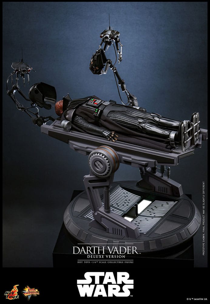 STAR WARS: EPISODIO III - LA VENGANZA DE LOS SITH FIGURA MOVIE MASTERPIECE 1/6 DARTH VADER (DELUXE VERSION) 35 CM - HOT TOYS - Imagen 6